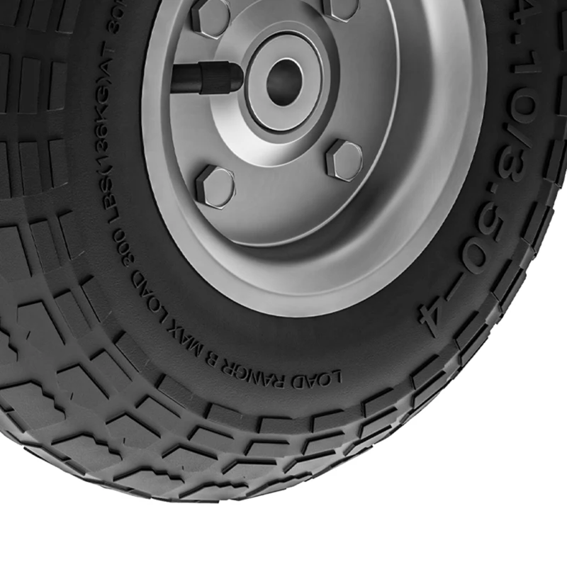 Outsunny Lot de 2 Pneus Pneumatiques de Remplacement Alésage de 16mm pour Chariot de Jardin, Brouette et diable