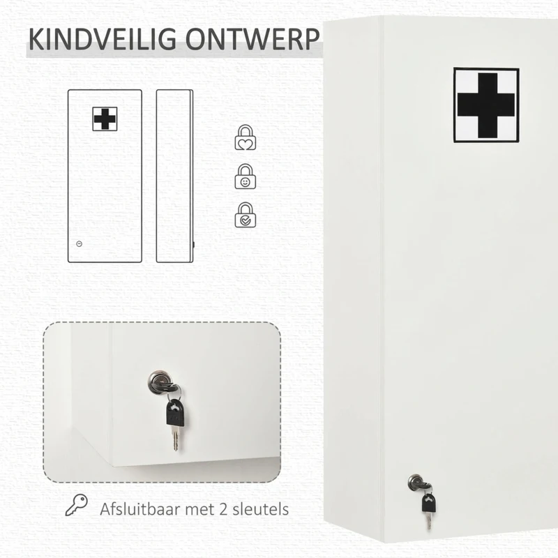 kleankin medicijnkast EHBO-kast