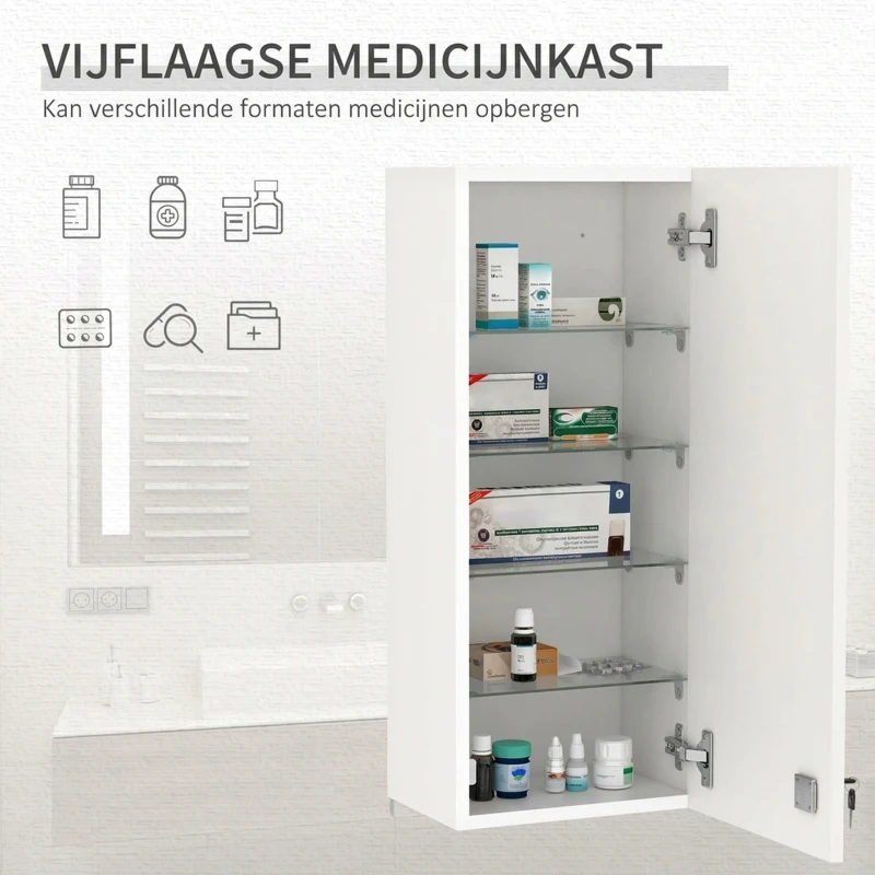 kleankin medicijnkast EHBO-kast