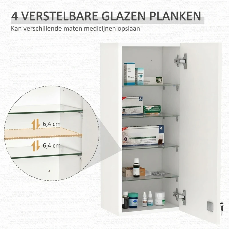 kleankin medicijnkast EHBO-kast