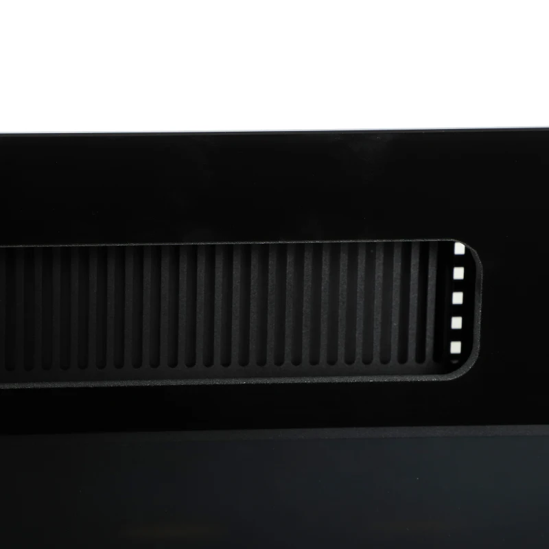HOMCOM Chimenea Eléctrica Empotrada con Llama Independiente, 3 Modos de Calefacción y Mando a Distancia, 152.4x9.4x47 cm, Negro