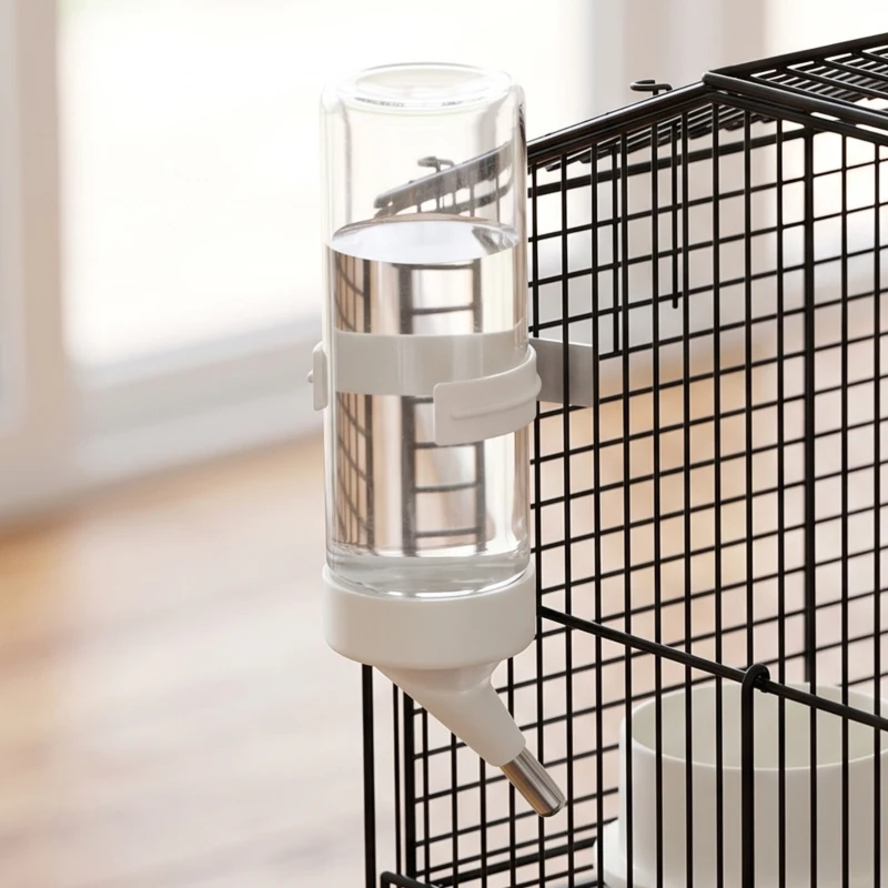 PawHut Cage hamster cage rongeur 2 étages avec roulettes plate-forme et échelle en fil d'acier 57 x 43 x 57 cm noir