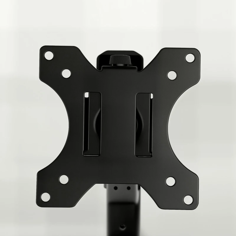 HOMCOM Monitor  Stand up to 32" Height Adjustable Monitor Riser with Tilt & Swivel