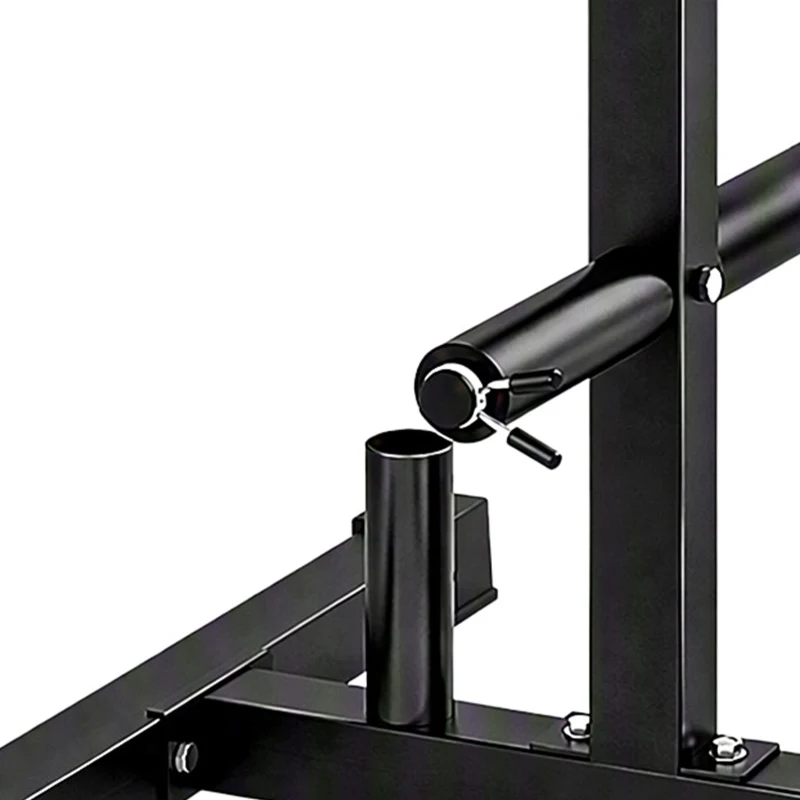 SPORTNOW Suporte para Anilhas Carga 300 kg para Discos de 25 e 50 mm com 2 Suportes para Barra para Ginásio em Casa Preto