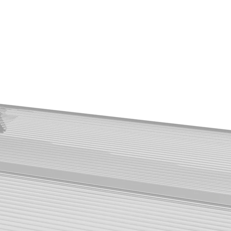 Outsunny Luifel, Voordeurluifel, Overkapping voor ingangen en ramen, 100L x 75B x 23H cm, Zilver