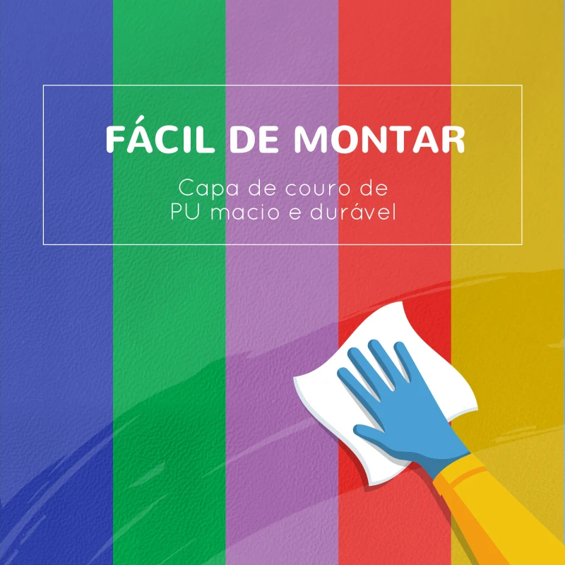 HOMCOM Conjunto de 7 Blocos de Psicomotricidade para Crianças Blocos de Constução Brinquedo para Aprendizagem Multicor