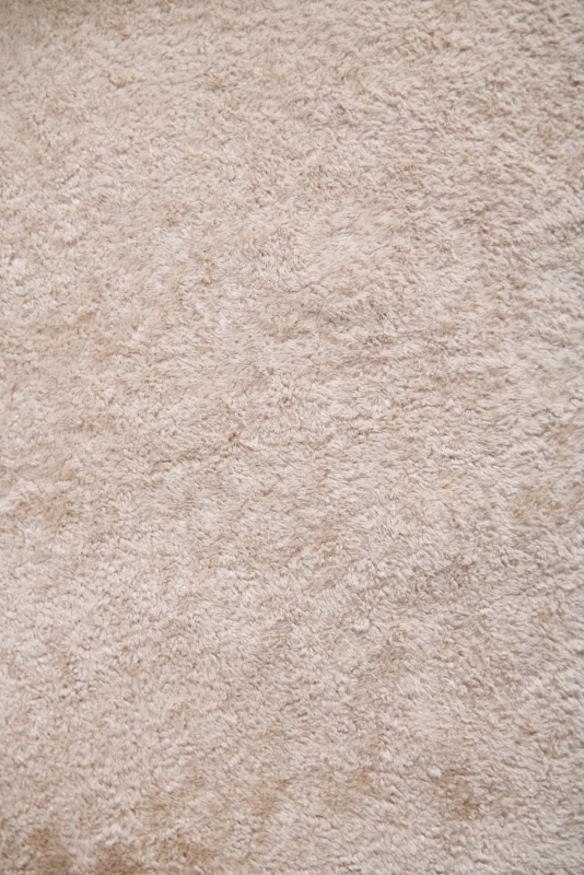 Sitzsack-Sofa mit Armlehnen, zerkleinerter Schaumstofffüllung und Kunstfellbezug für Wohn- und Schlafzimmer, Beige
