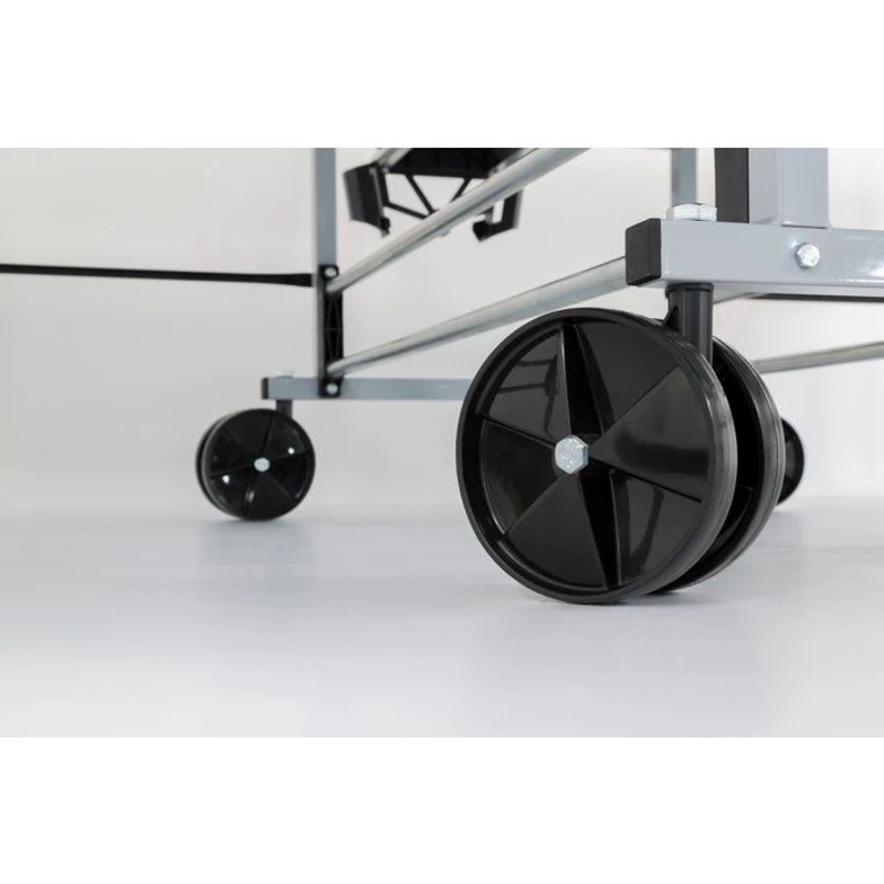 Table tennis de table - SPONETA - S3-47i - Pliable - Usage intérieur - Filet fixe ajustable + de supports latéraux - Gris et bleu