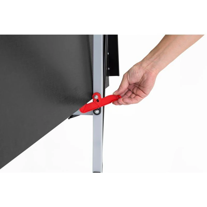 Table tennis de table - SPONETA - S3-47i - Pliable - Usage intérieur - Filet fixe ajustable + de supports latéraux - Gris et bleu