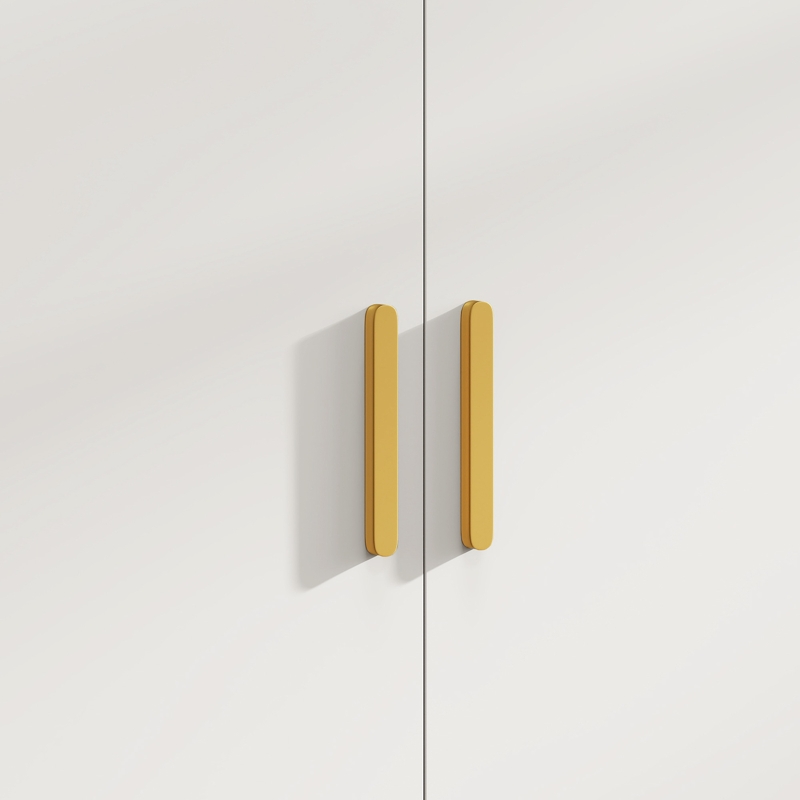 HOMCOM Aparador de Salón, Mueble de Almacenamiento con 2 Puertas, 3 Cajones, Balda Regulable y Frente Acanalado, 140x44x79cm, Gris Claro