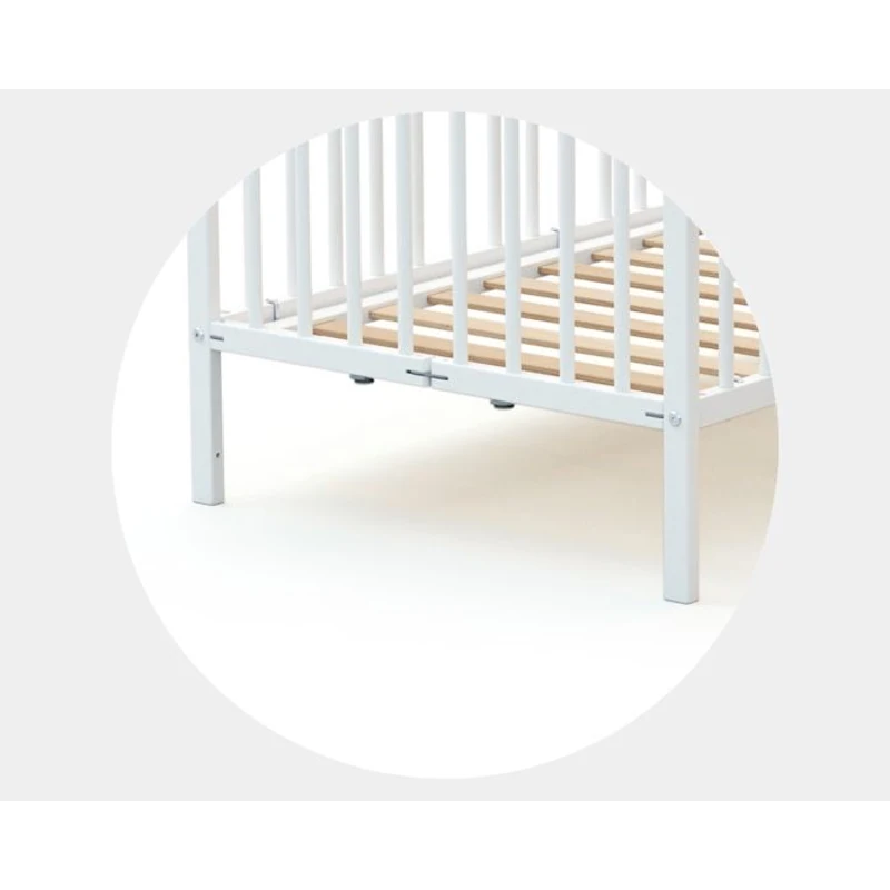 Lit bébé pliant - 60 x 120 cm - WEBABY - FLEX - Blanc