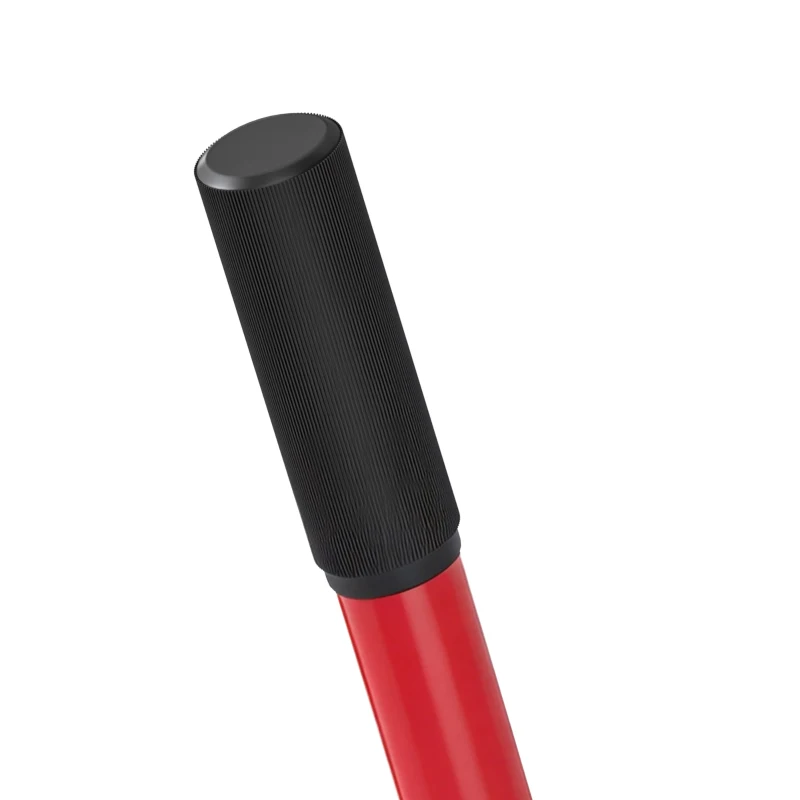 HOMCOM Macaco Hidráulico Macaco Rodante 2,5 Toneladas Perfil Baixo para Carro Elevação 85-380mm Patim em Borracha 90x22x38cm Vermelho