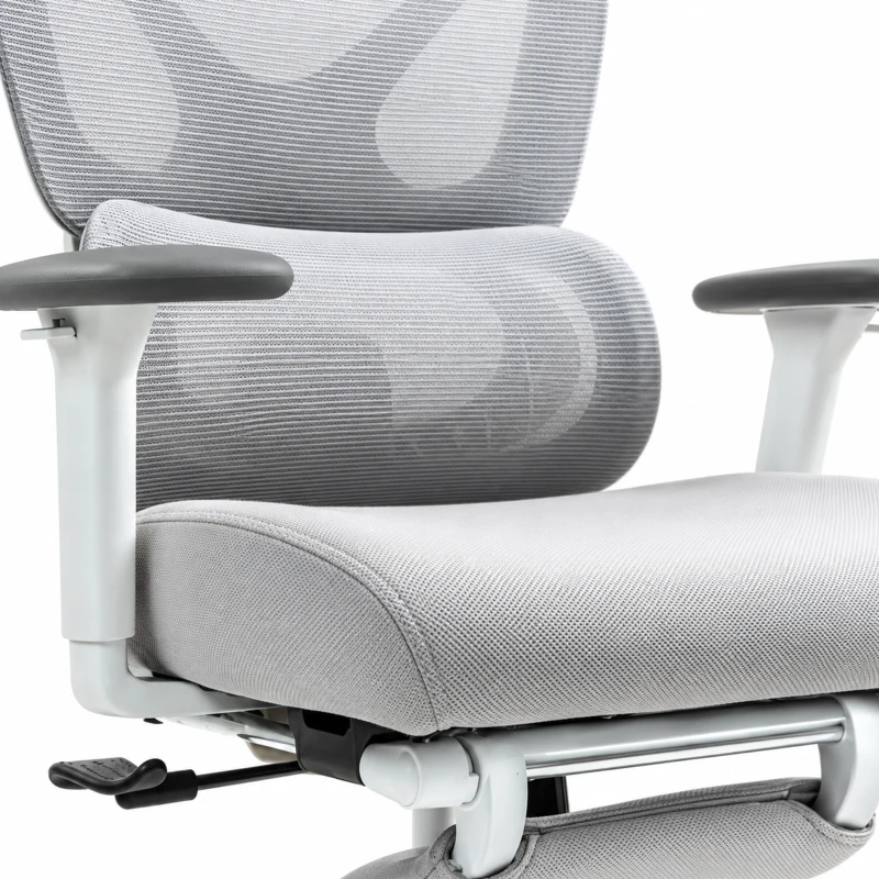 HOMCOM Fauteuil de bureau fauteuil de bureau, hauteur réglable, dossier inclinable, appui-tête rotatif, 71x70x129cm, noir