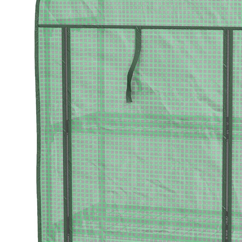 Outsunny Three-Tier Mini Greenhouse - Green