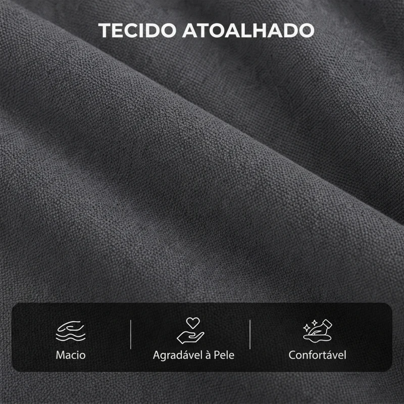 HOMCOM Poltrona Relax Elétrica Elevatória com 8 Pontos de Massagem e Calor Lombar, USB, Comando e Apoio para Pés, Cinzento