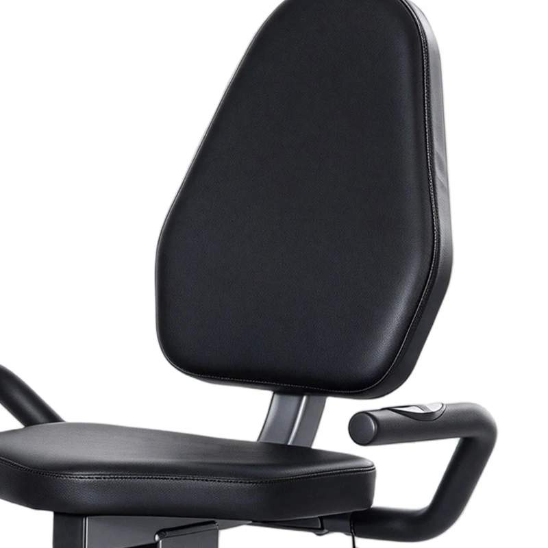 HOMCOM Exercise Bike with LCD Display, Stationary Bike with Quiet 8-Level Magnetic Resistance, Adjustable Seat and Backrest, Indoor Cycling Exercise Equipment for Home Gym Fitness Workout Training