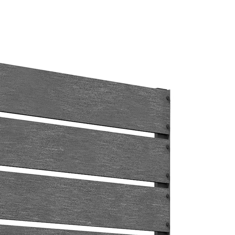 Outsunny 34 x 69.5cm Garden Planter Box, with Back Trellis, Grey