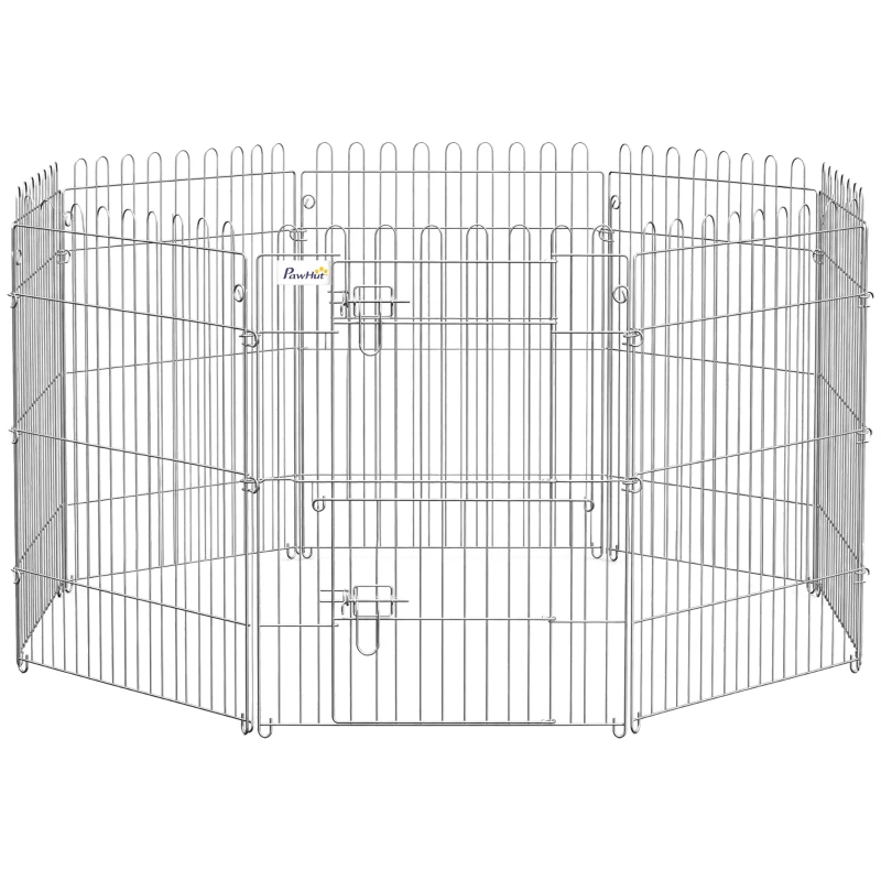 PawHut ren puppy-uitloop box puppyraster 8-delig | Aosom.de