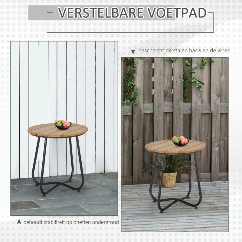Outsunny tuintafel ronde tafel elegant