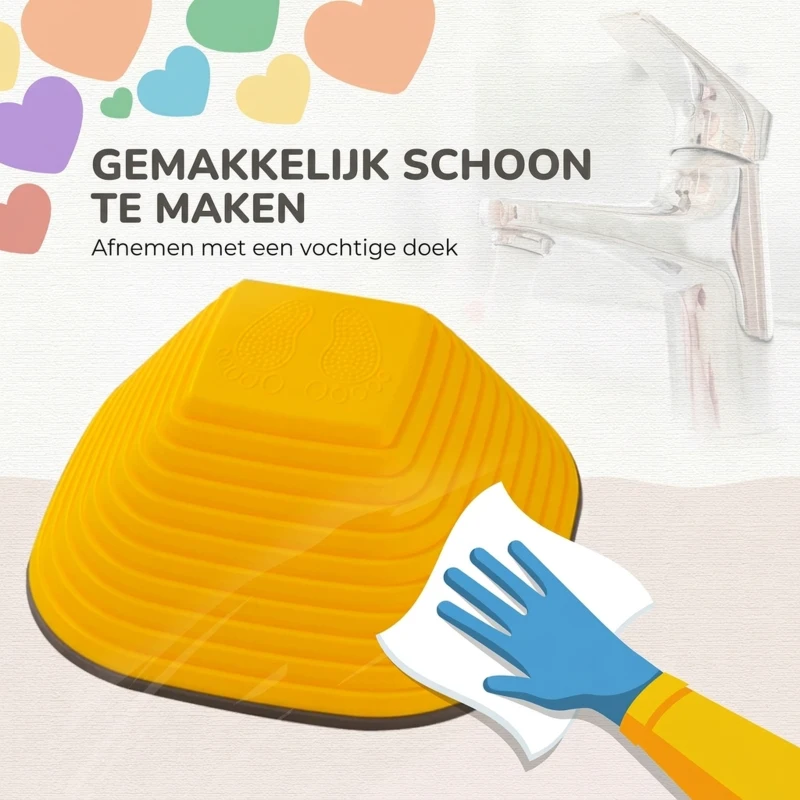 AIYAPLAY Balansstapstenen voor Kinderen, 6 Delig, Antislip, Obstakelstenen voor Motorische Ontwikkeling, Kunststof, Kleurrijk