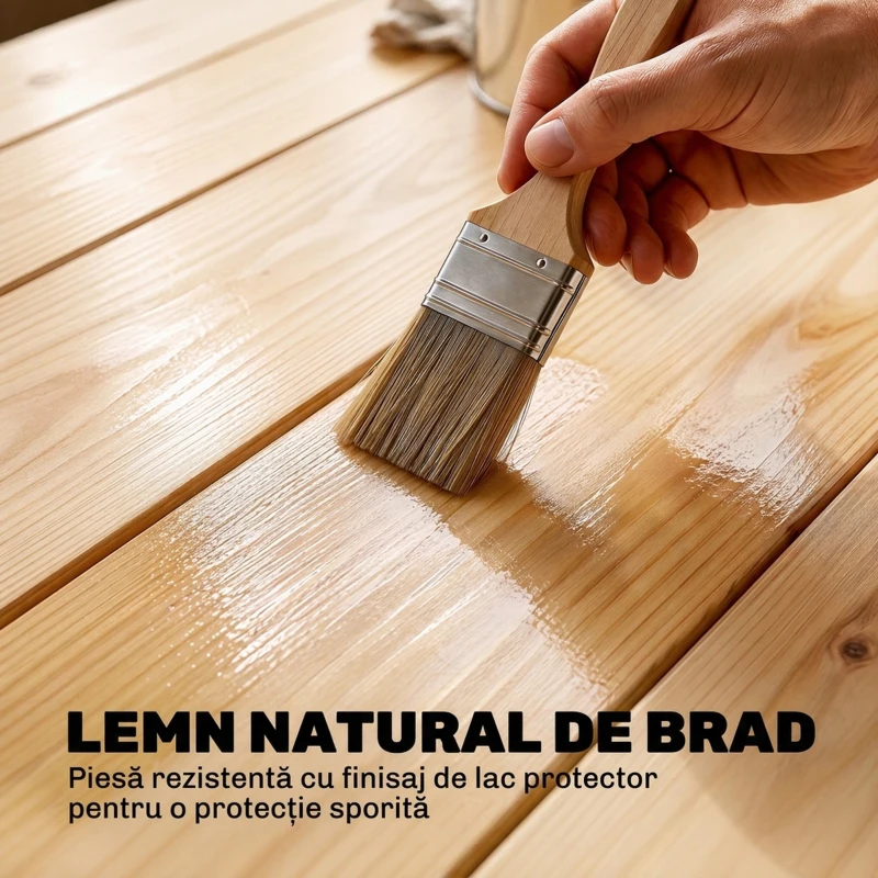 Outsunny Dulap Exterior cu 2 Rafturi din Lemn de Brad, Design Înălțat și 2 Uși, 83x40x92 cm