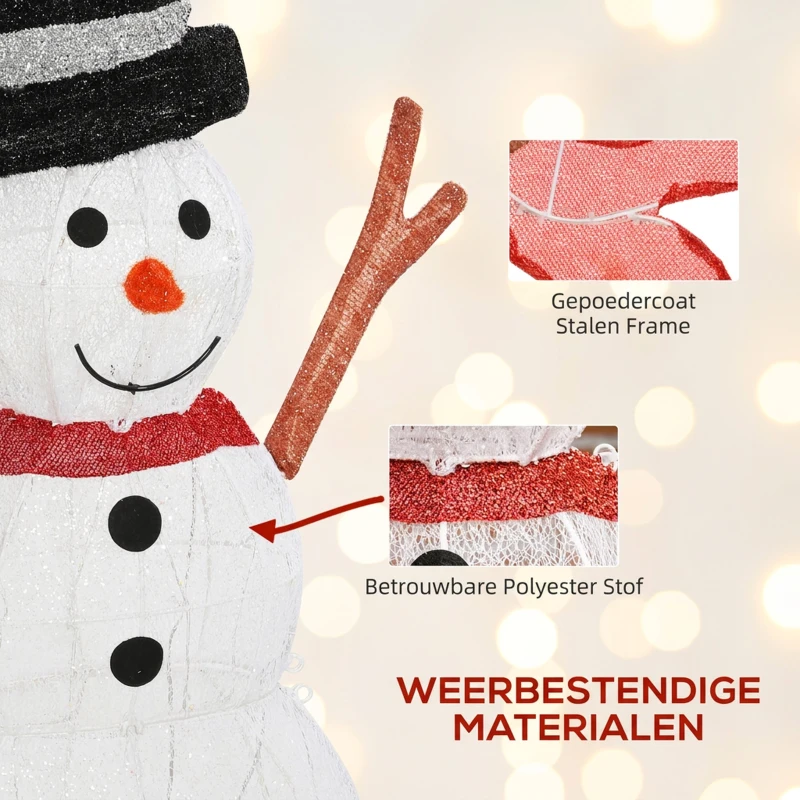 Outsunny Kerstverlichting – sfeervolle lichtsnoer voor binnen en buiten