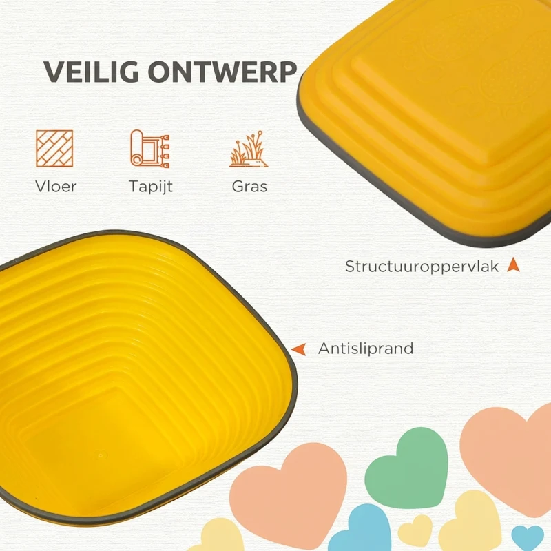 AIYAPLAY Balans-Rivierstenen voor Kinderen, 11 Delen, Antislip, Obstakelstenen voor Motorische Ontwikkeling, Kunststof, Bont