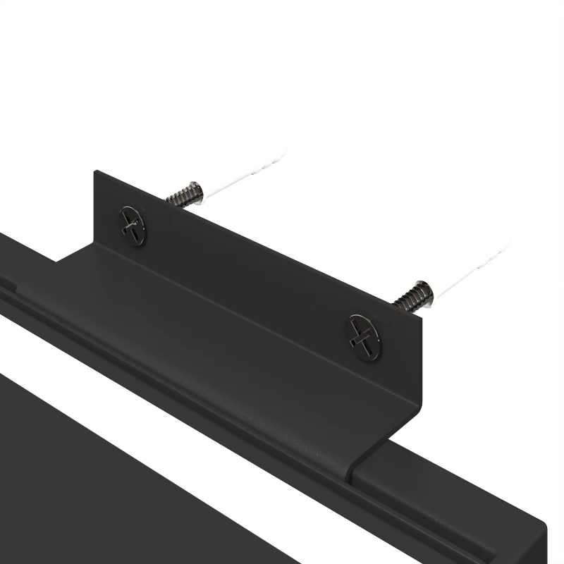 HOMCOM Armário de Casa de Banho LED com Função Antivapor Móvel de Parede Espelho Prateleiras 50x70 cm Preto