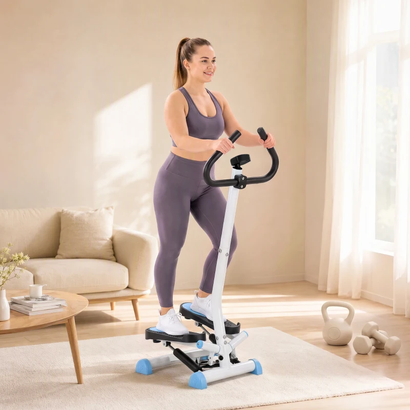 Stepper fitnessowy z LCD, do 100 kg, 55 x 44 x 108 cm