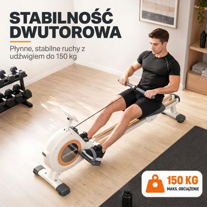 Rower magnetyczny do domu, 16 poziomów oporu, kompaktowy