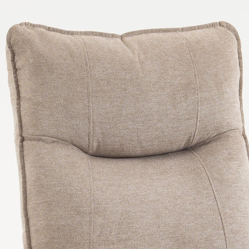 HOMCOM Poltrona Relax Reclinável Elétrica e Elevatória 155° em Chenille com Comando, Assento com Molas e Apoio para Pés, Castanho