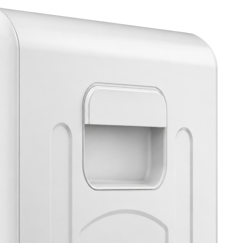 HOMCOM Secadora de Evacuación 3 kg 1000W con Pantalla Táctil Control de Tiempo y Temperatura Función Antiarrugas Blanco