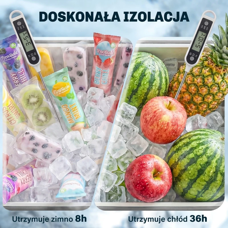 Outsunny Wózek chłodzący 56L z kółkami, otwieraczem do butelek, dolną półką, uchwytem, szary