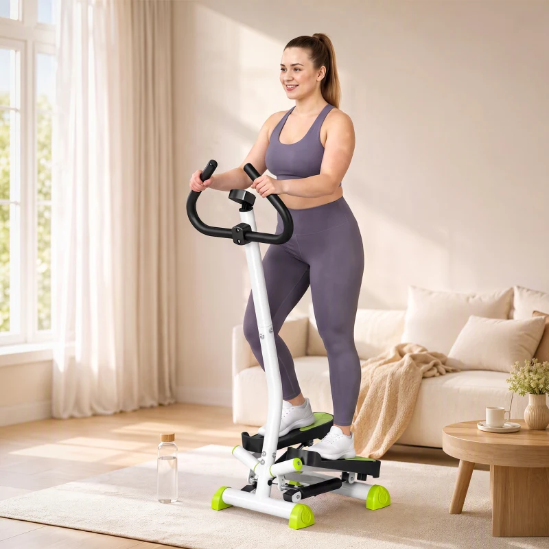 Stepper fitnessowy z LCD, do 100 kg, 55 x 44 x 108 cm