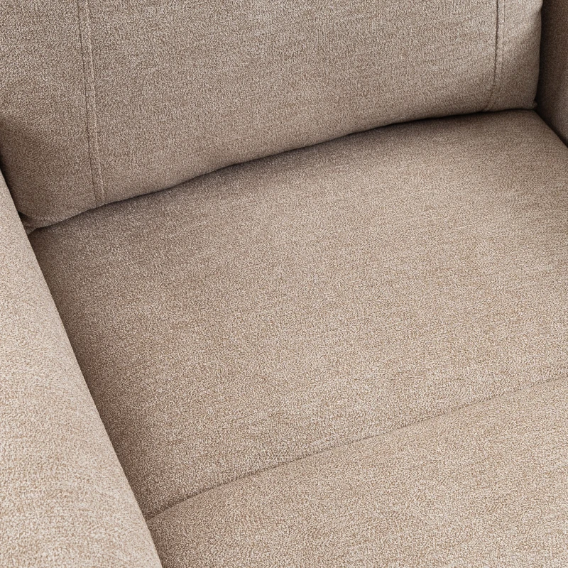HOMCOM Poltrona Relax Reclinável Elétrica e Elevatória 155° em Chenille com Comando, Assento com Molas e Apoio para Pés, Castanho