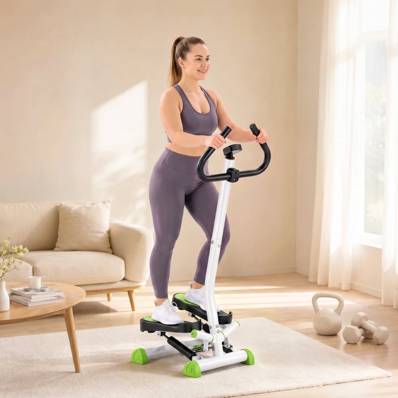 Stepper fitnessowy z LCD, do 100 kg, 55 x 44 x 108 cm