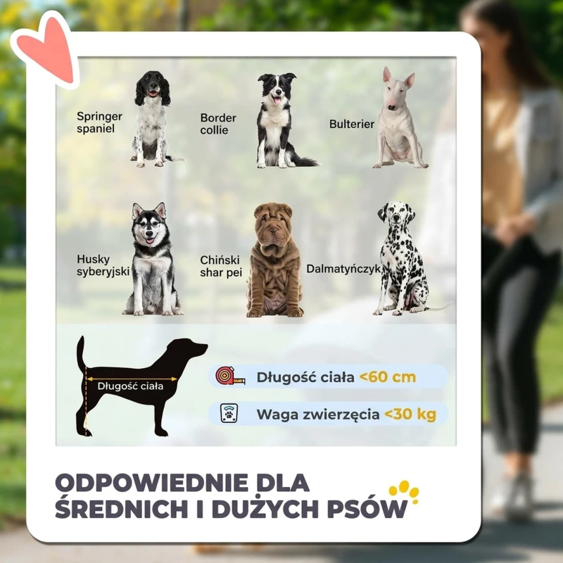 Wózek dla psa PawHut, składany wózek dla psa, wózek dla psa z poduszką, wózek dla kota