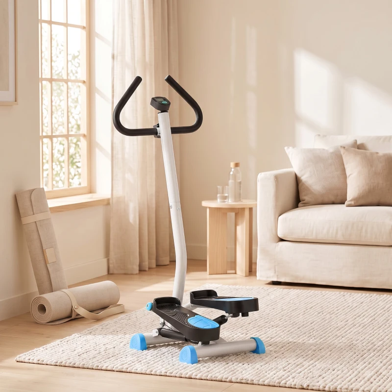 Stepper fitnessowy z LCD, do 100 kg, 55 x 44 x 108 cm
