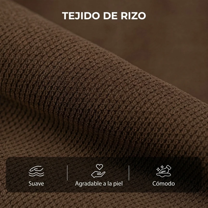 HOMCOM Sillón Relax Reclinable Eléctrico Levanta Personas Mayores con Masaje Calor Portavasos Mando Bolsillos Marrón Oscuro