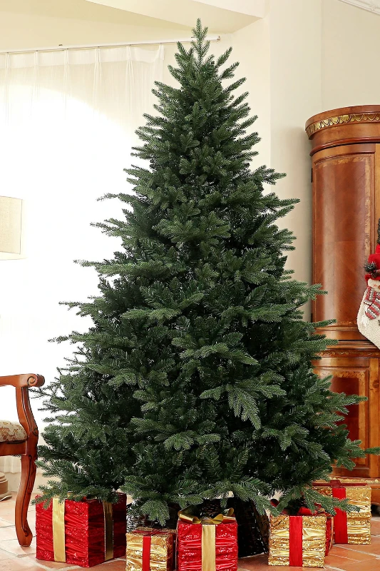 HOMCOM 7ft Artificial Spruce Christmas Tree - Green