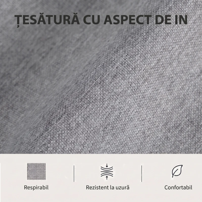 HOMCOM Fotoliu Electric cu Ridicare Asistată, Reclinabil, Încălzit, cu Masaj, Aspect In, 2 Telecomenzi, Gri Deschis