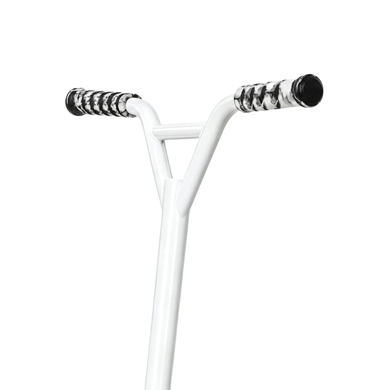 SPORTNOW Scooter Acrobático para Trucos con Plataforma de Aluminio Rodamientos ABEC-7 Ruedas 100 mm Manillar 360° Blanco