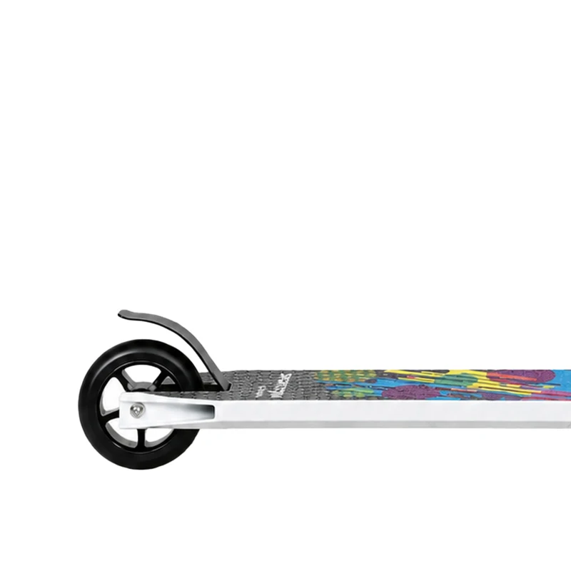 SPORTNOW Scooter Acrobático para Trucos con Plataforma de Aluminio Rodamientos ABEC-7 Ruedas 100 mm Manillar 360° Blanco