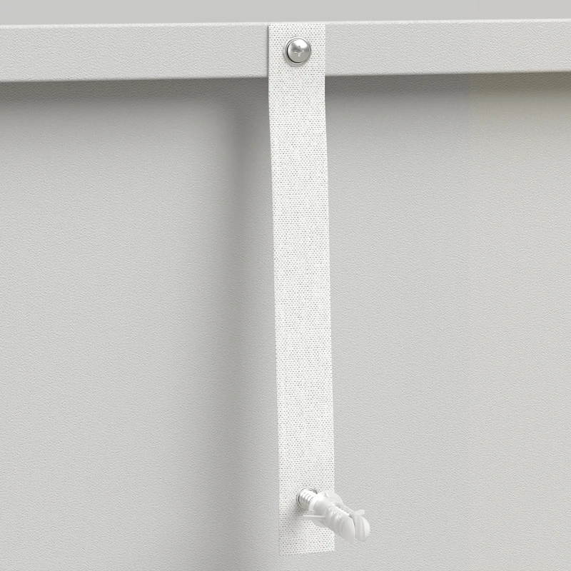 HOMCOM Aparador com 2 Portas e 3 Gavetas, Móvel de TV até 55 Polegadas, 120x35x74,5 cm, Branco e Carvalho