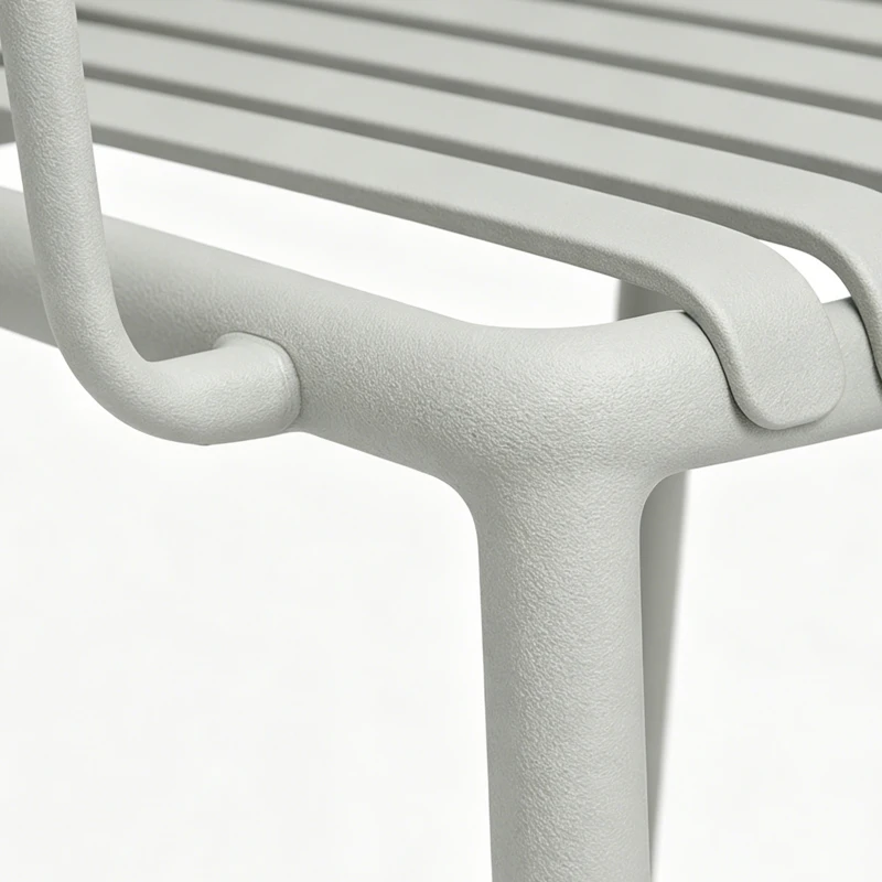 Outsunny Set 4 Sedie da Giardino Impilabili in Polipropilene Anti UV, Sedie per Pranzo da Esterno Design a Doghe