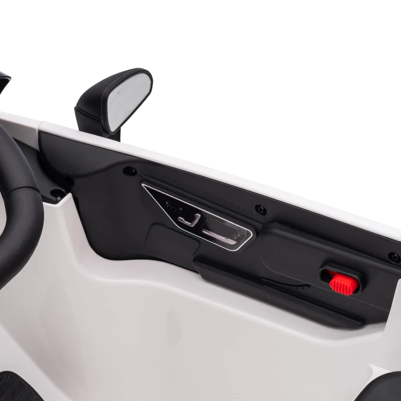 AIYAPLAY Macchina Elettrica per Bambini 12V Mercedes-AMG, Auto Elettrica Bambini, 2 Motori, Telecomando, Bianco