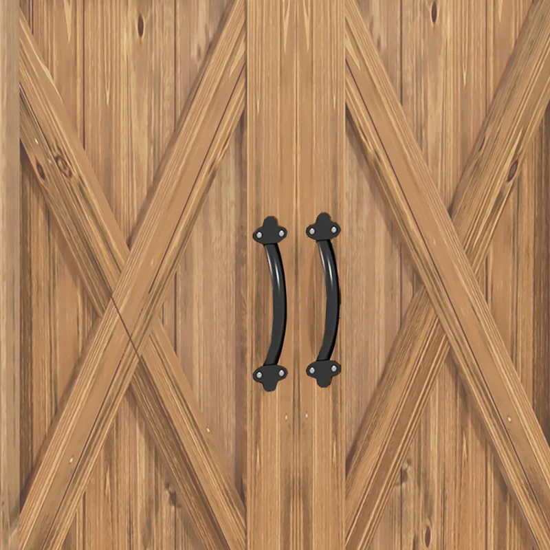 Outsunny Armoire de Jardin en Bois de Sapin, 2 Portes Magnétiques avec Poignées, Style Campagne, 77x55x72cm, Marron