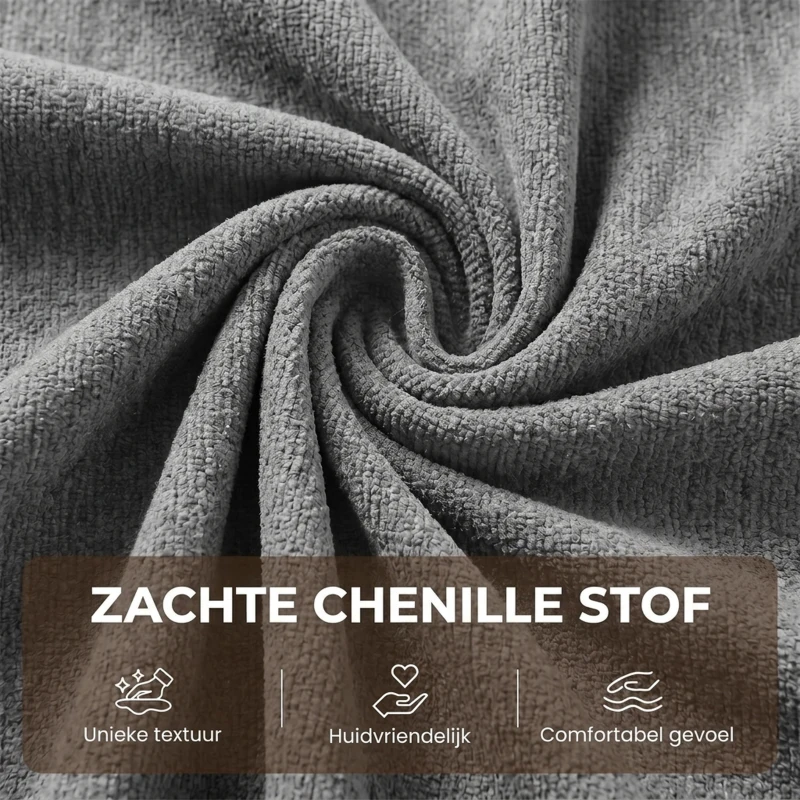 HOMCOM 205 cm slaapbank, 5-in-1, frameloze futon, 75 cm diepe zitting, hoogdicht schuim, grijs, geen montage nodig