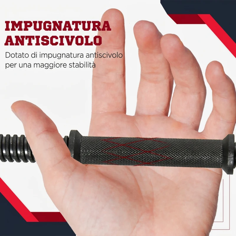 HOMCOM Set Manubri Palestra 20kg (4x2.5kg, 4x2kg) con 8 Dischi da 2kg, 2.5kg, Ø25mm, per Allenamento a Casa