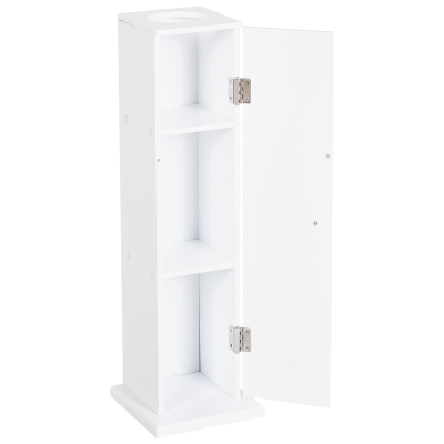 HOMCOM badkamerkast ladekast badkamermeubel badmeubel met 3 niveaus
